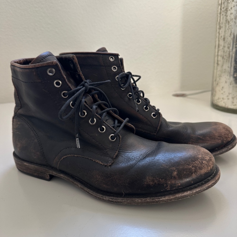 Black Frye Leather Men's Boots